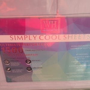 6 piece 1500 count Westport Home sheets
